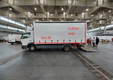 Transport materiałów budowlanych Poznań – Auto 6 ton z windą