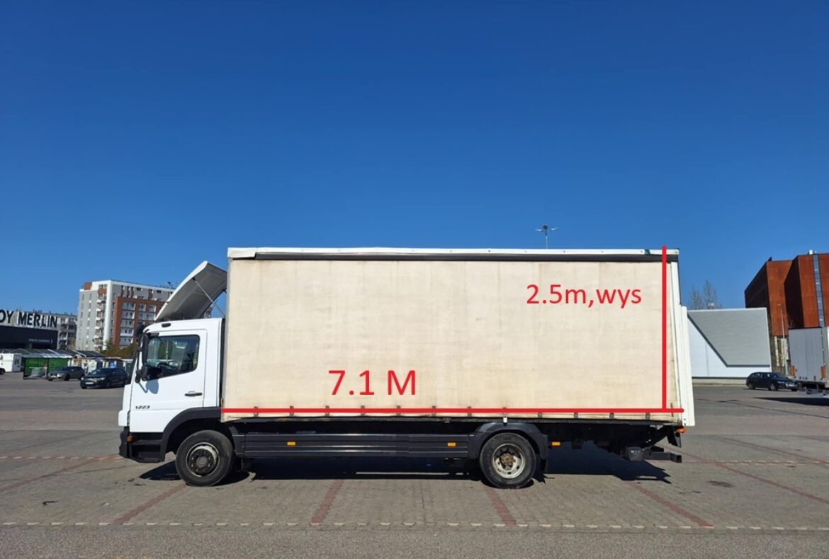 Transport ciężarowy Poznań – Solówka z windą 12t