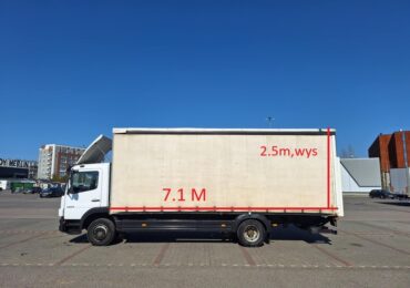 Transport ciężarowy Poznań – Solówka z windą 12t