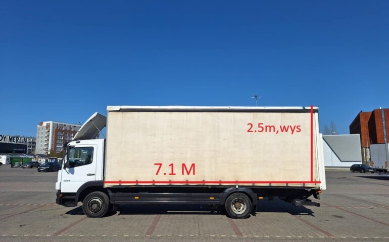 Transport ciężarowy Poznań – Solówka z windą 12t